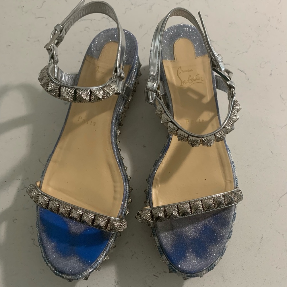 Women’s Christian Louboutin Pira Sandals size 9.5